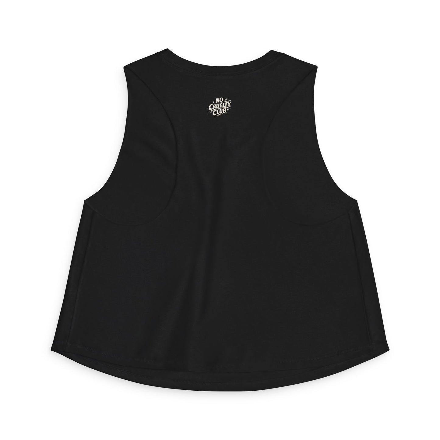 Hot Vegans Exist Crop Top — Funny Vegan Graphic Tank for Women