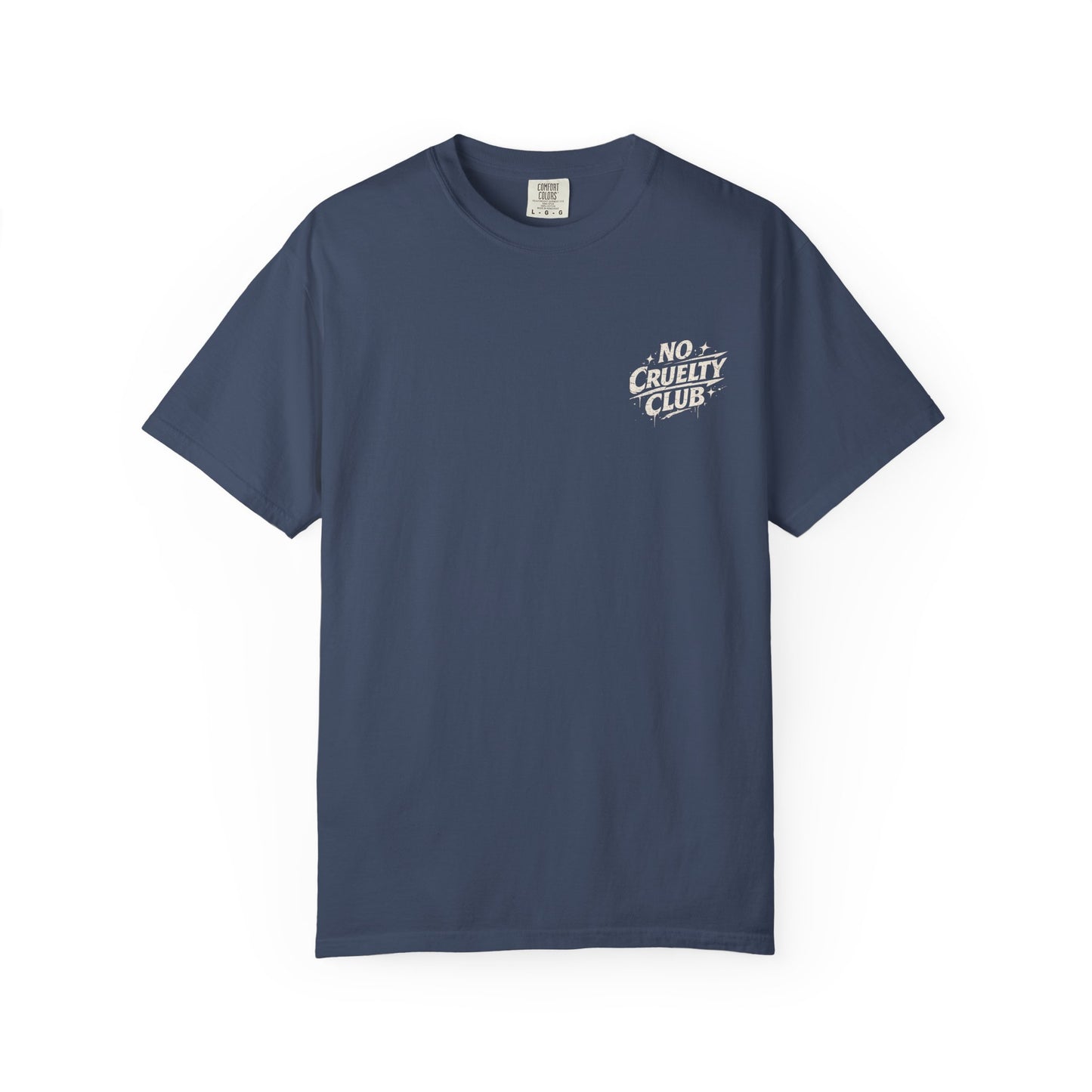 No Cruelty Club Vegan T‑Shirt — Eco Street Art Graphic Tee