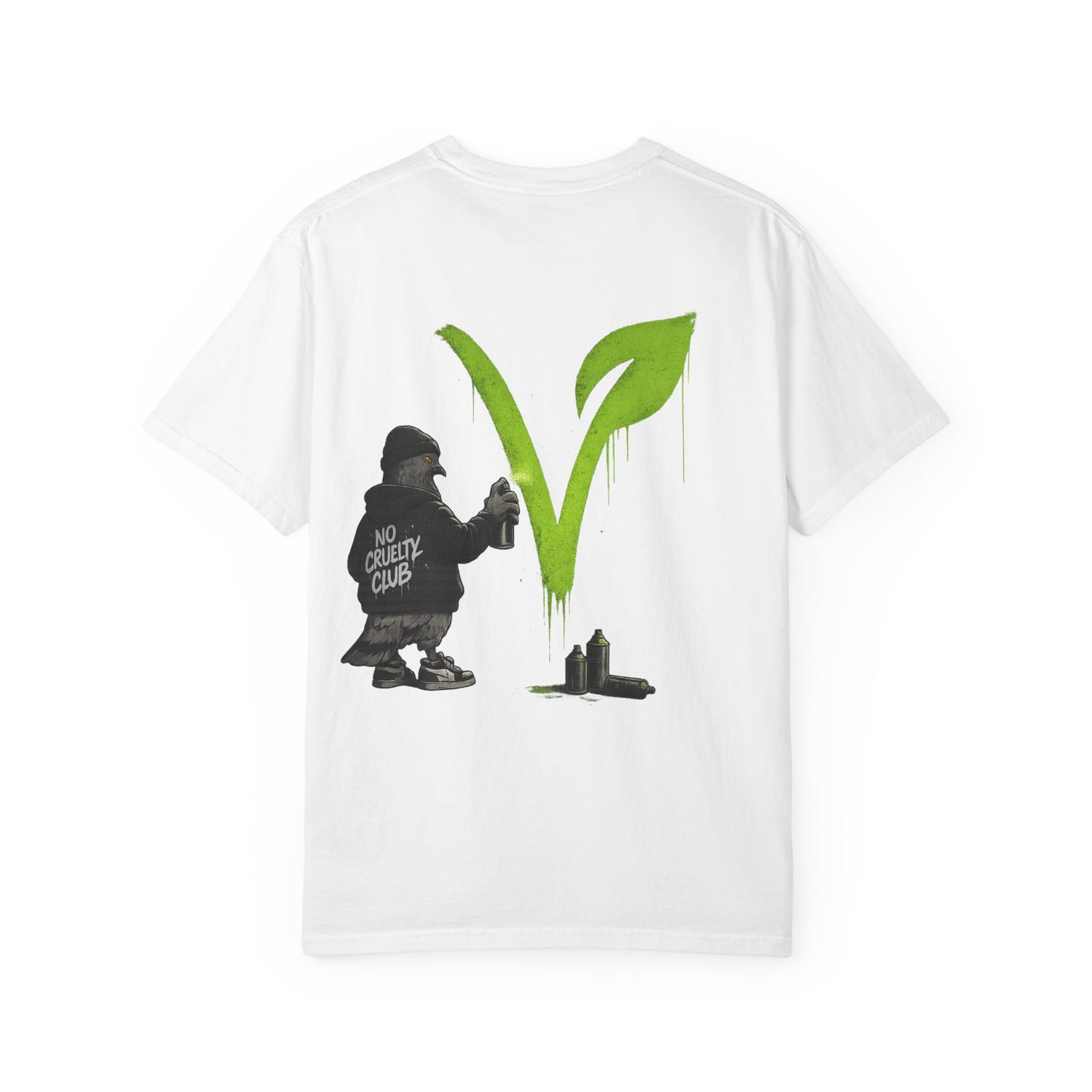No Cruelty Club Vegan T‑Shirt — Eco Street Art Graphic Tee