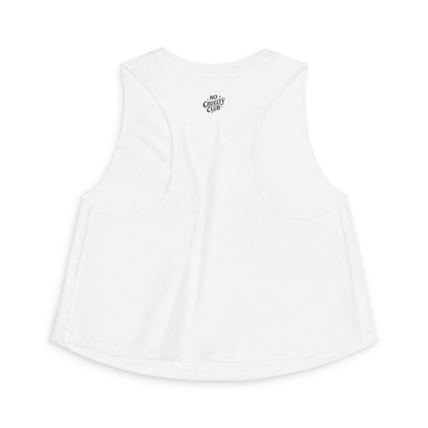 Hot Vegans Exist Crop Top — Funny Vegan Graphic Tank for Women